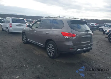 2014 Nissan Pathfinder Sl z USA, uszkodzony, nr VIN 5N1AR2MM4EC629216